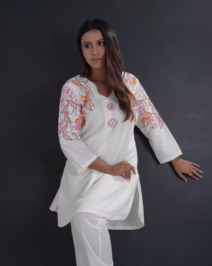 Imported Women's Embroidere Two pcs - Image 3