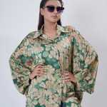 Imported Women's Silk Printed Top