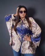 Imported Women's Silk Printed Top